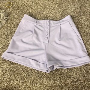 Lavender shorts